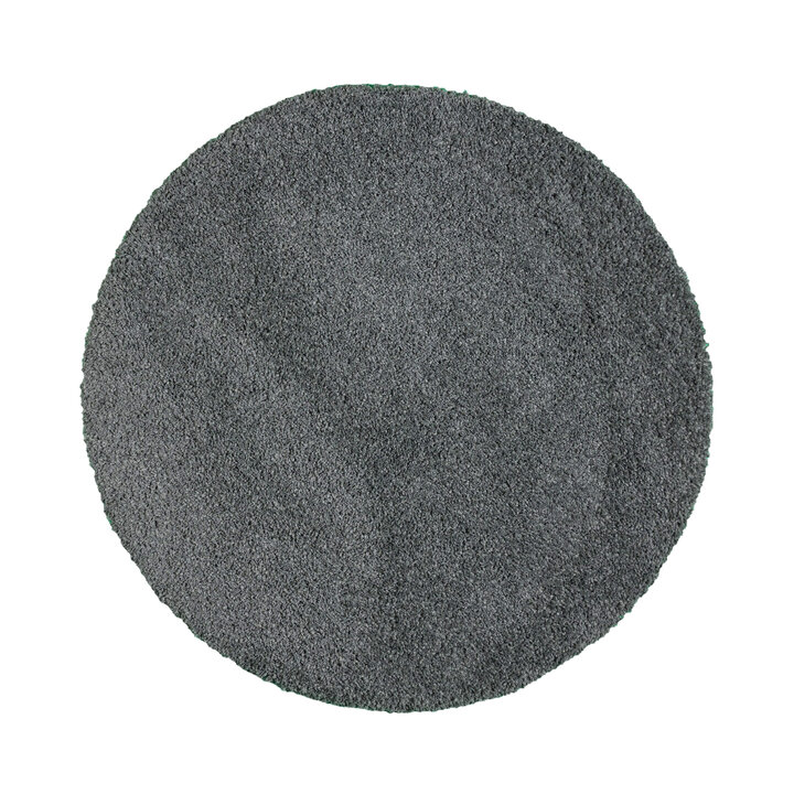 Tapis rond à poils longs - Yves Vert