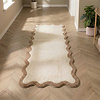 Tapis de couloir lavable – Hazy Beige/Crème - thumbnail