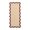 Tapis de couloir lavable – Hazy Brun/Crème - thumbnail 1