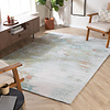 Tapis abstrait – Candice Mint - thumbnail