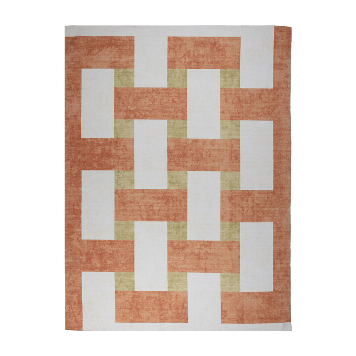 Tapis d'intérieur et d'extérieur rétro - Pop Lines terra