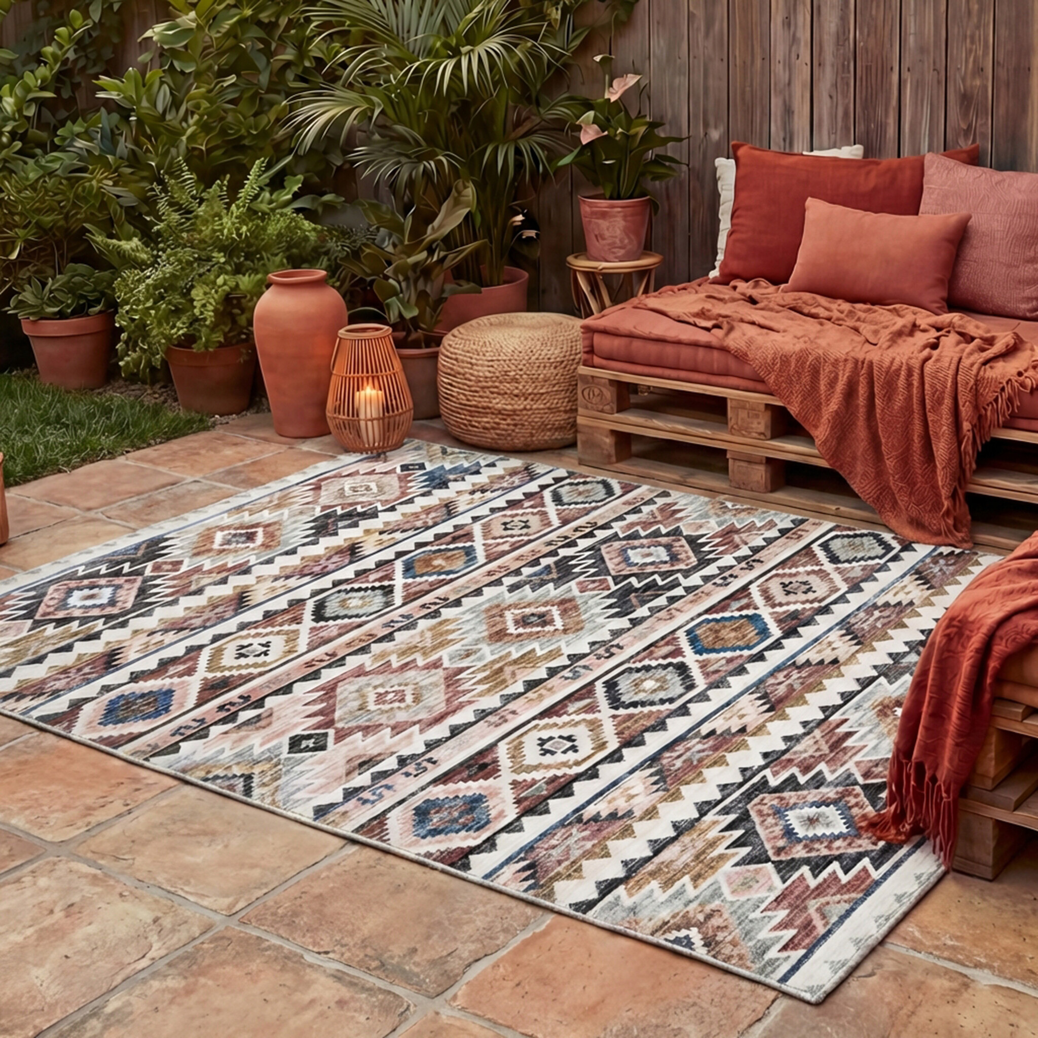 Tapis d'extérieur kilim - Lira Inca
