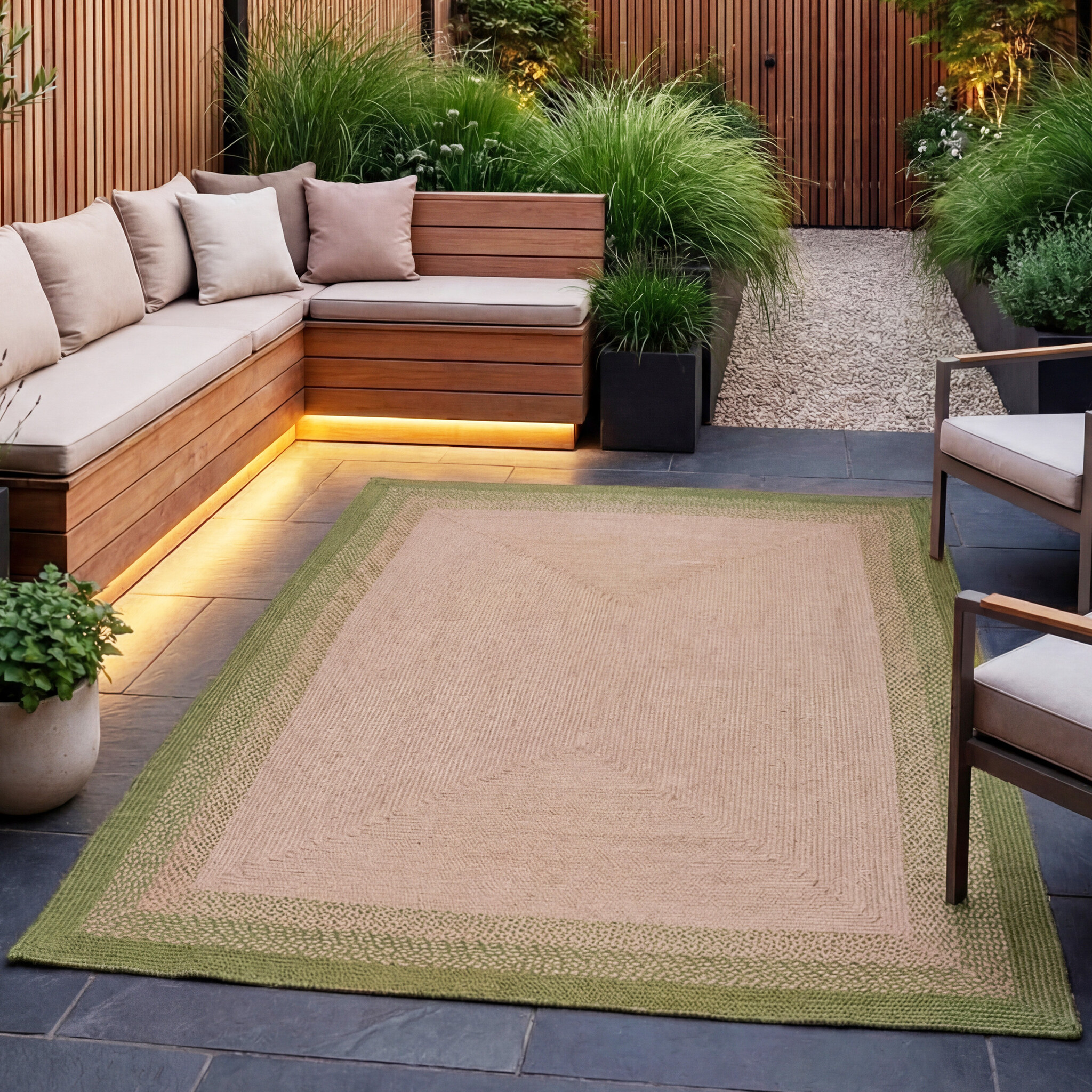 Tapis d'intérieur et d'extérieur - Florence Vert