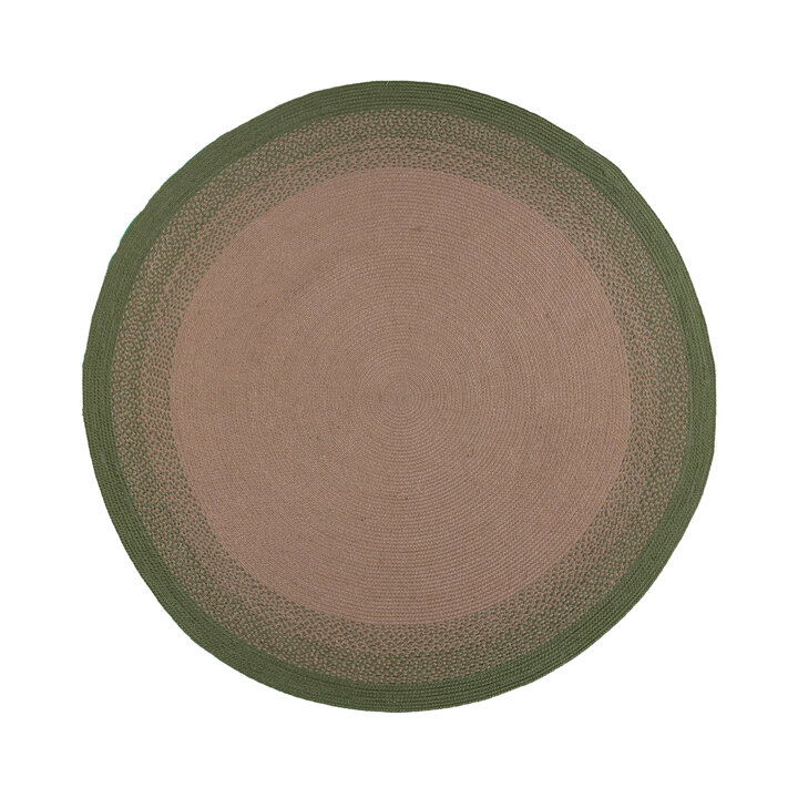 Tapis d'intérieur et d'extérieur rond - Florence Vert