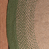 Tapis d'intérieur et d'extérieur rond - Florence Vert - thumbnail 4