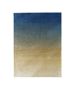 Tapis abstrait – Mellow Bleu/Jaune