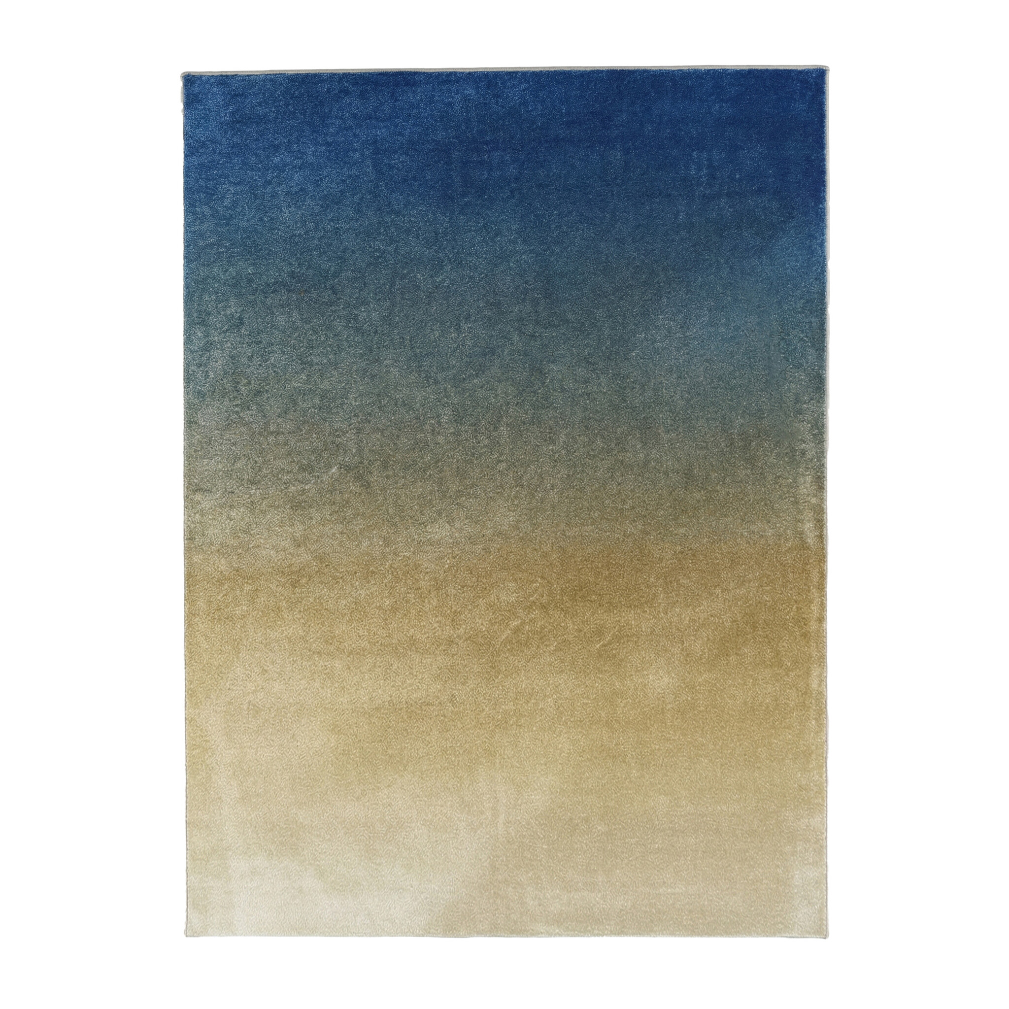 Tapis abstrait – Mellow Bleu/Jaune - sfeer