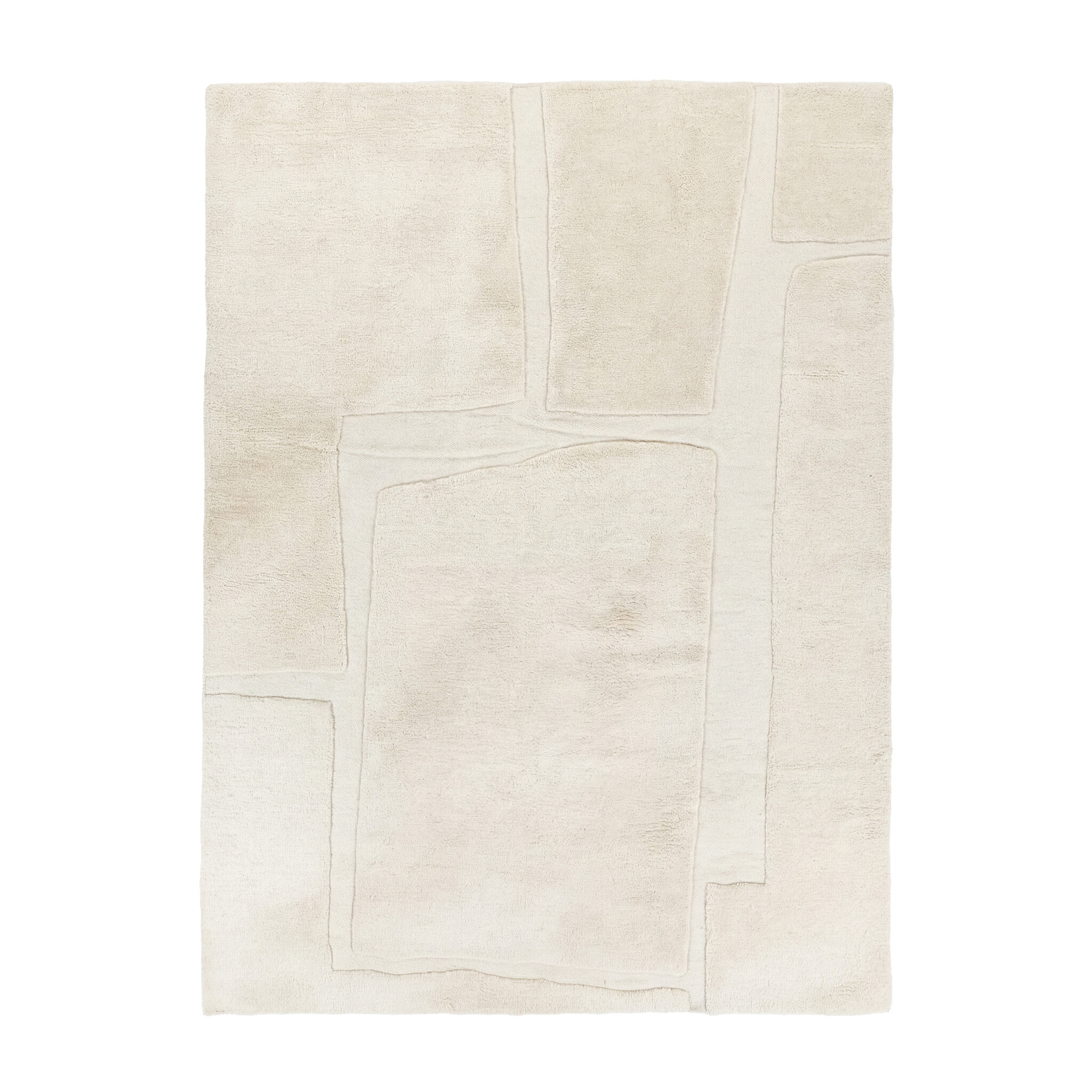 Tapis en laine – Judith Pebble Crème - sfeer