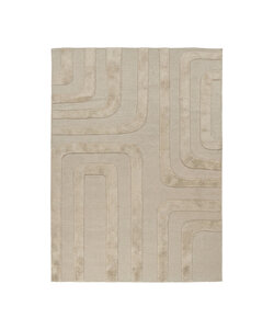 Tapis en laine – Judith Lines Greige