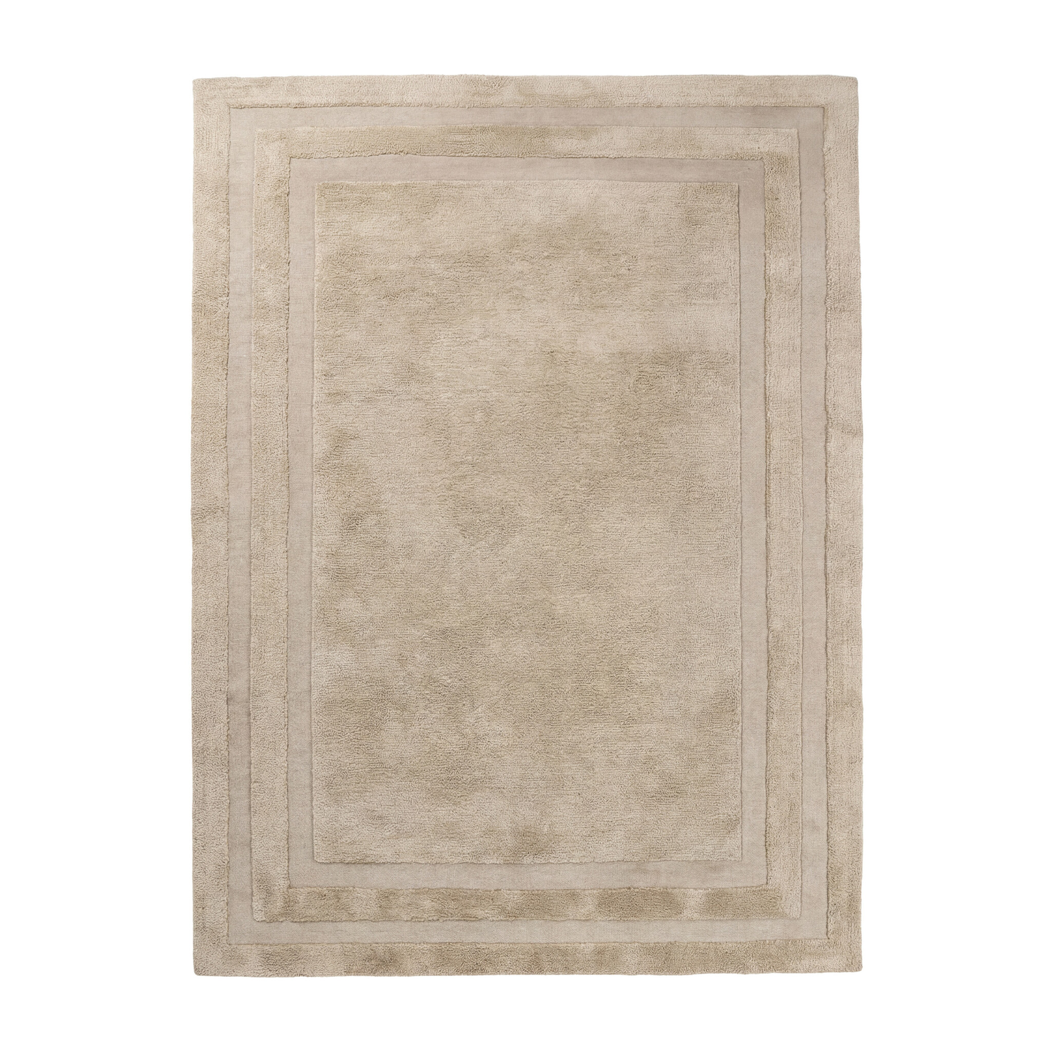 Tapis en laine – Judith Border Greige - sfeer