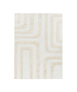 Tapis en laine – Judith Lines Crème
