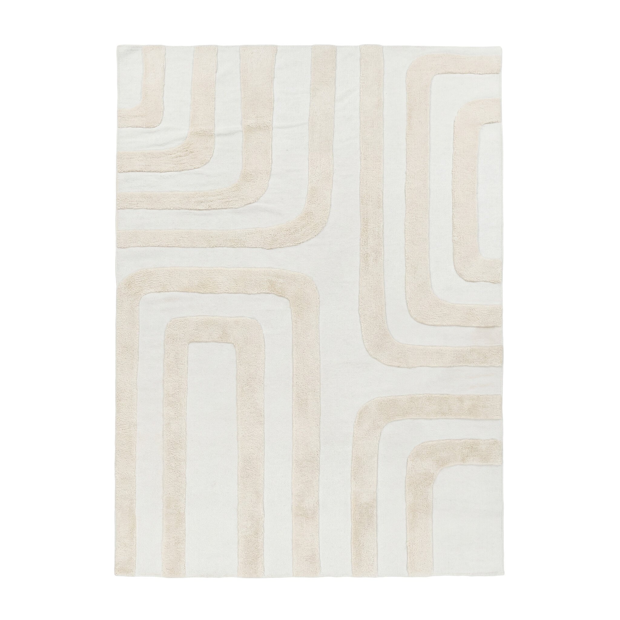 Tapis en laine – Judith Lines Crème - sfeer