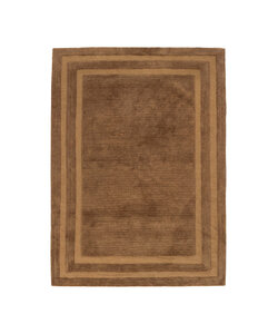 Tapis en laine – Judith Border Marron