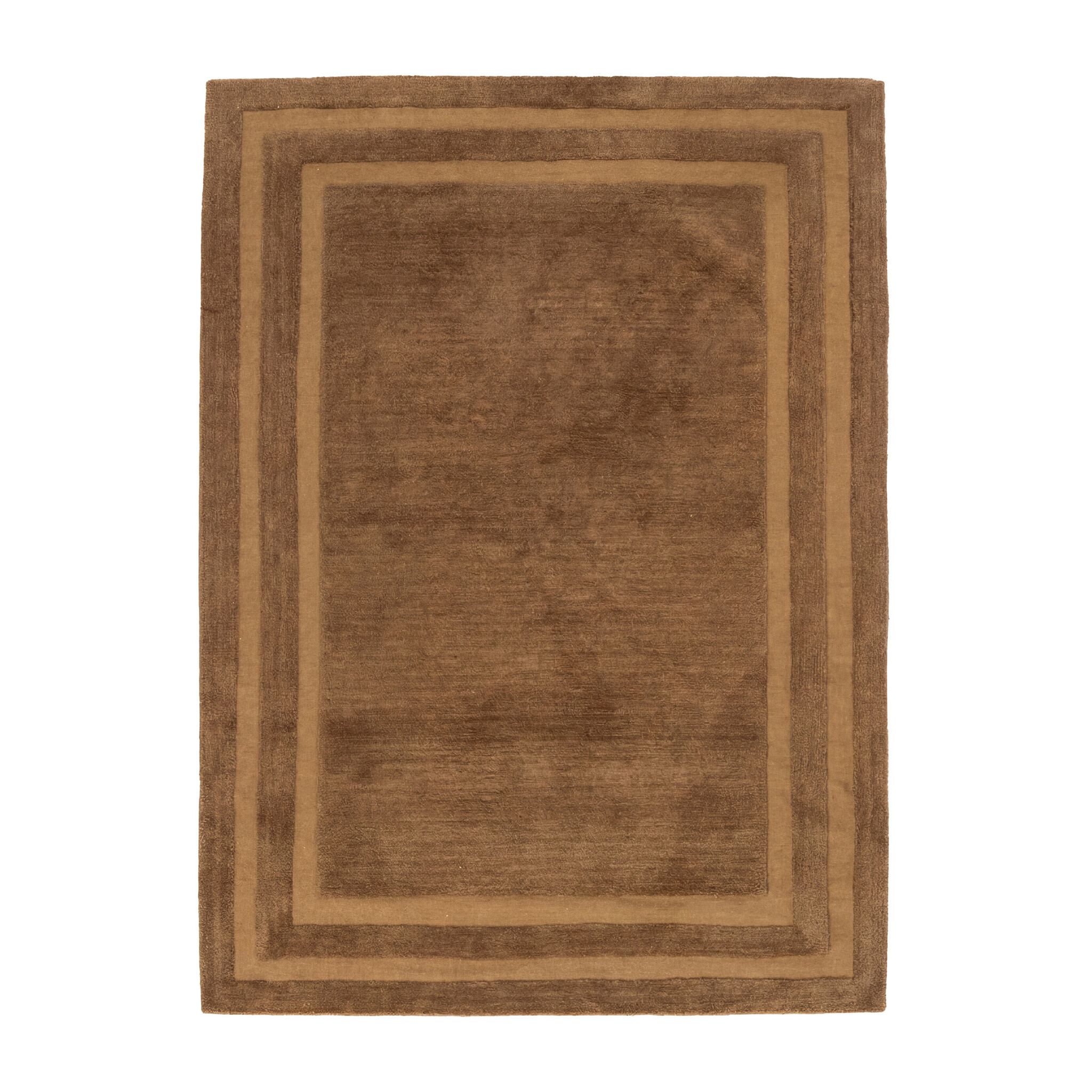 Tapis en laine – Judith Border Marron - sfeer