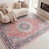 Tapis vintage - Lily Medallion Rouge/Rose - thumbnail
