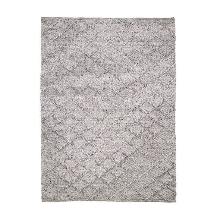 Tapis en laine tressée - Knit Gris