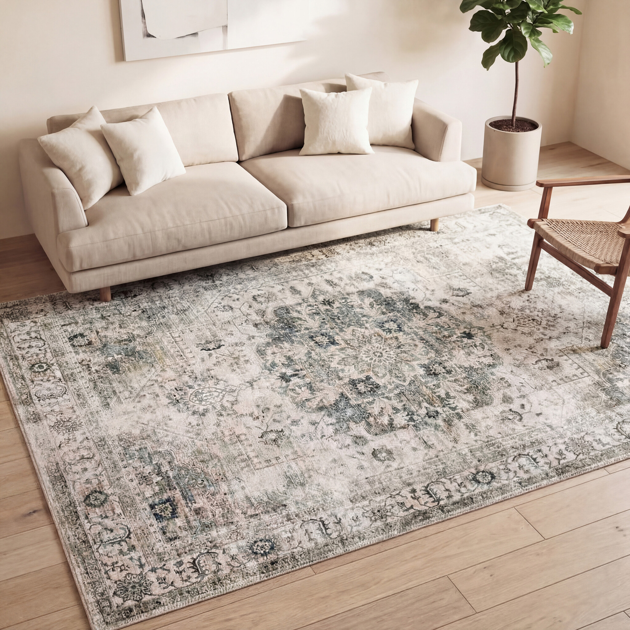 Tapis vintage - Lago Gris