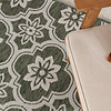 Tapis d’extérieur – Rio Flower Vert - thumbnail 2