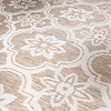 Tapis d’extérieur rond – Rio Flower Beige - thumbnail 3