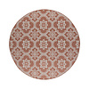 Tapis d’extérieur rond – Rio Flower Rose - thumbnail 1