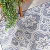 Tapis d’extérieur – Rio Flower Bleu - thumbnail 2