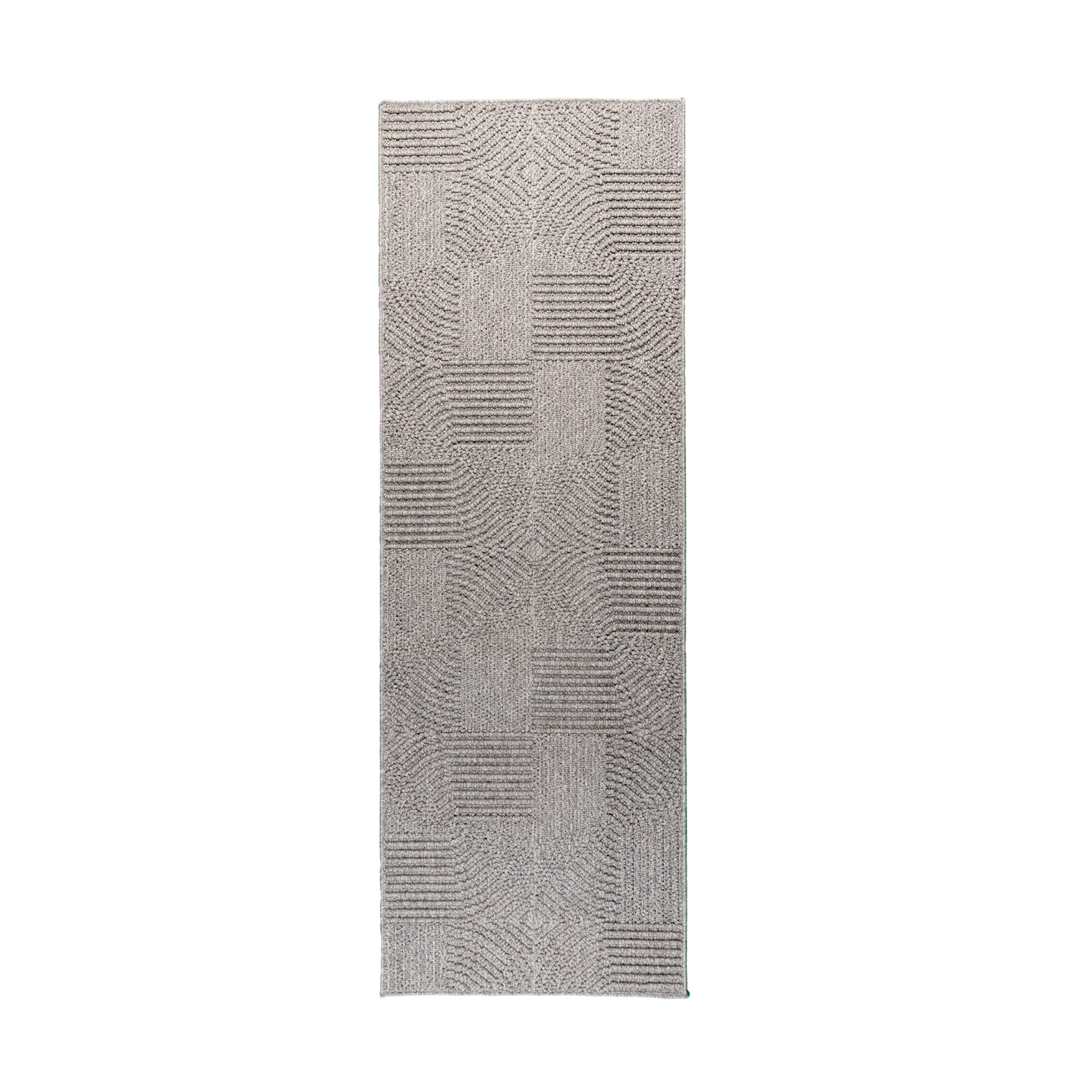 Tapis de couloir – Hidde 3D Circles Gris - sfeer