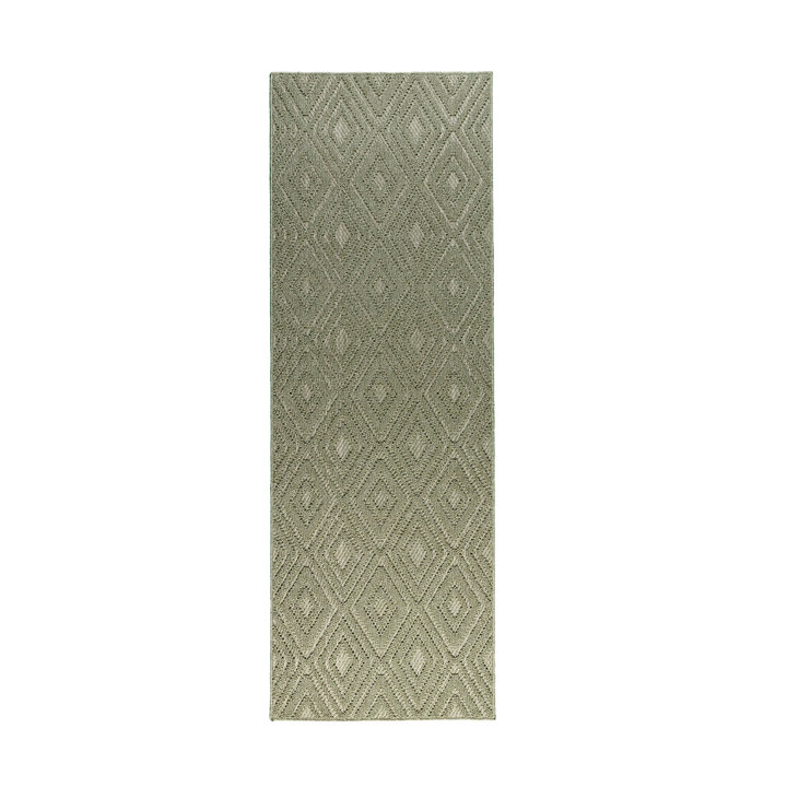 Tapis de couloir – Hidde 3D Diamond Vert