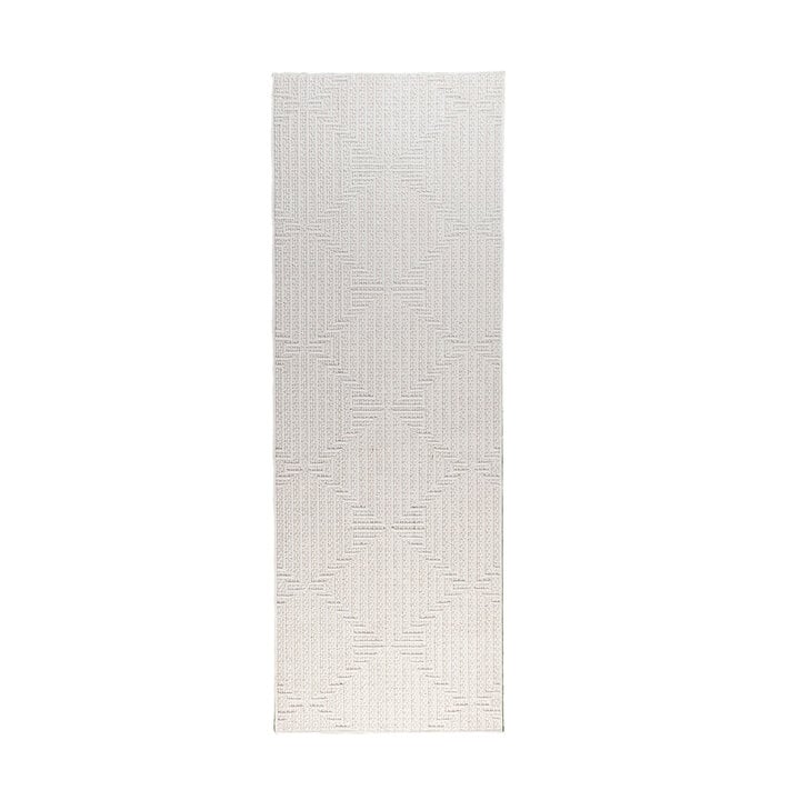 Tapis de couloir – Hidde 3D Lines Blanc