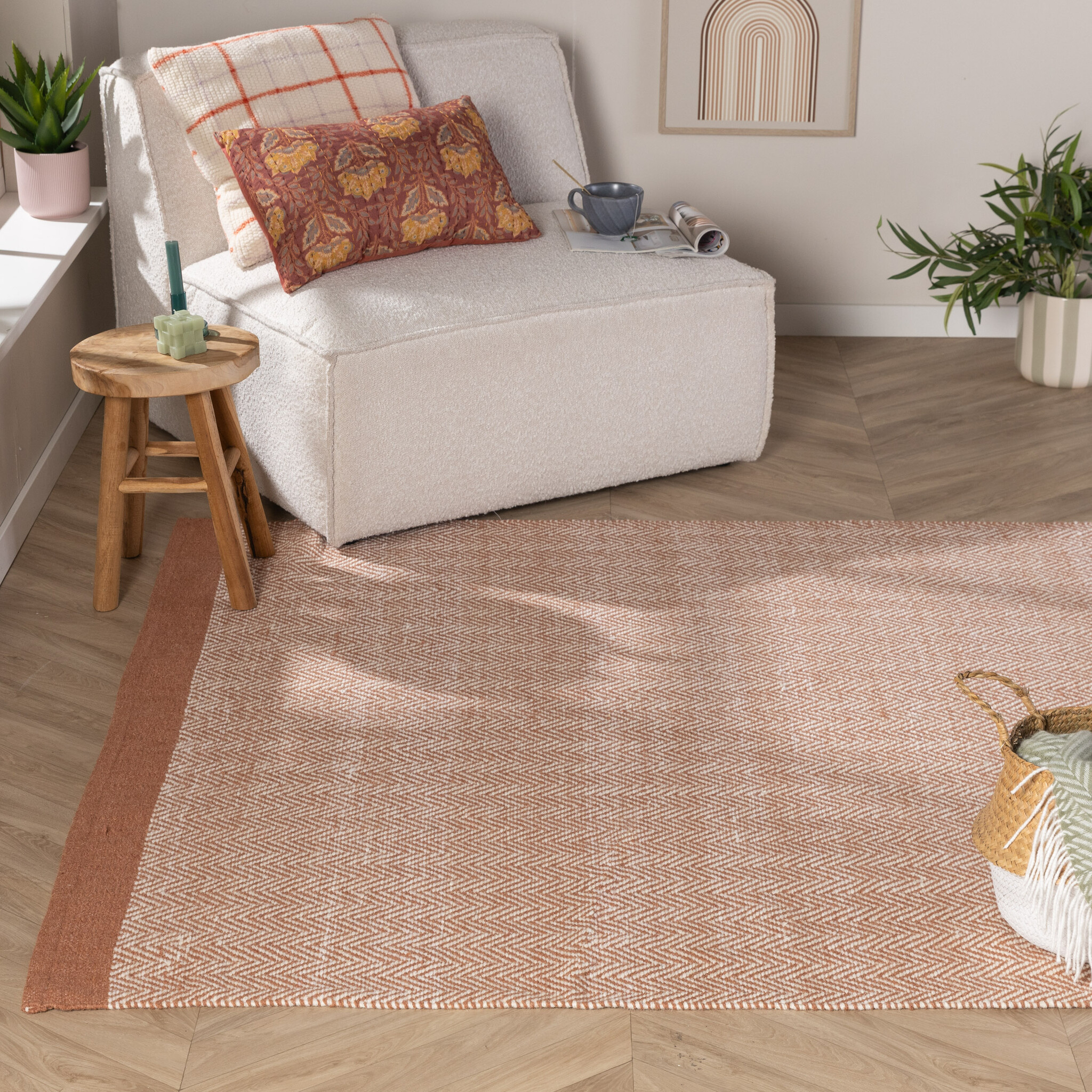 Tapis en laine – Zula Terracotta