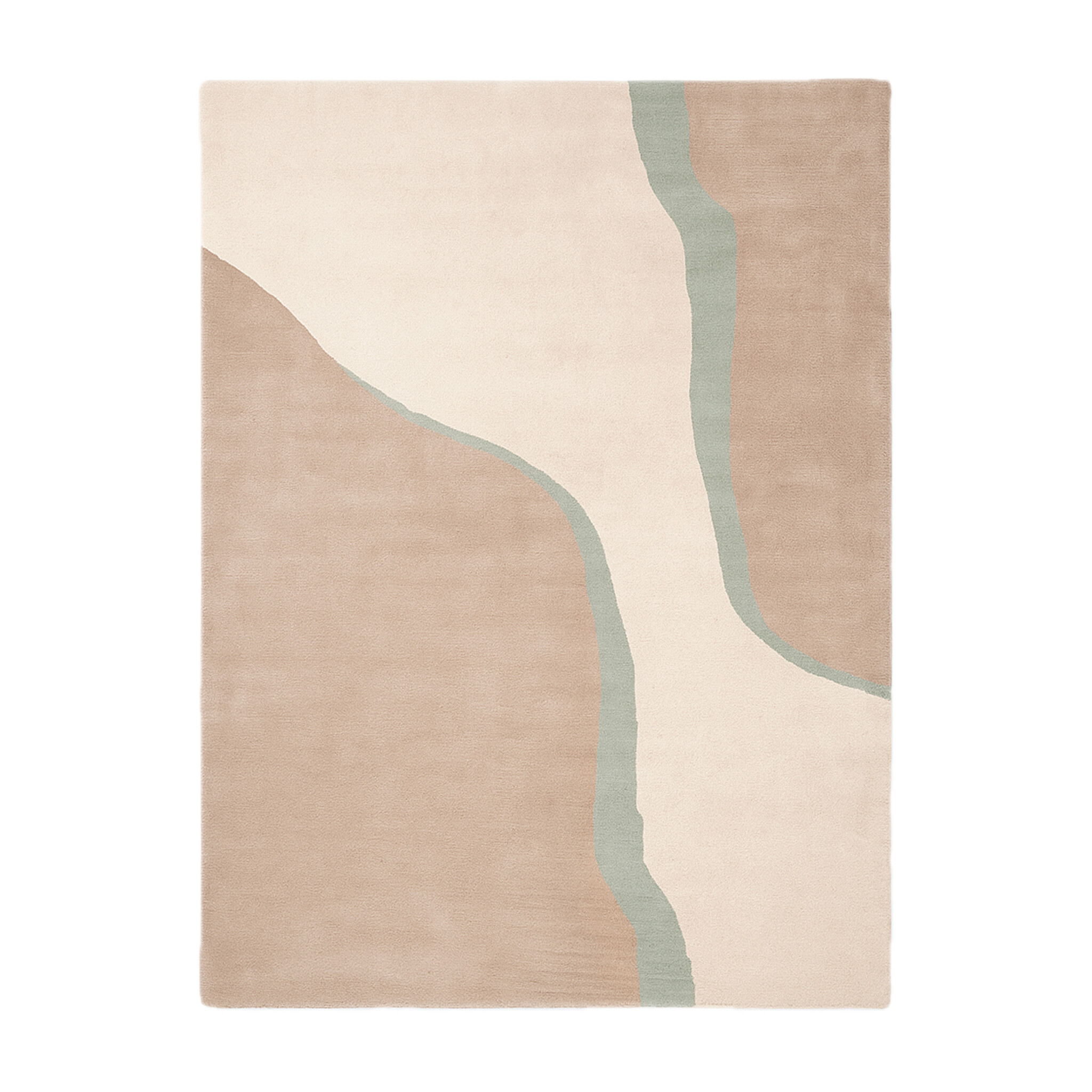 Tapis en laine – Vienna Vert Menthe - sfeer