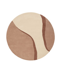 Tapis rond en laine – Vienna Rose