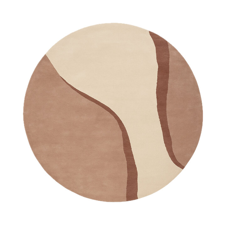 Tapis rond en laine – Vienna Rose