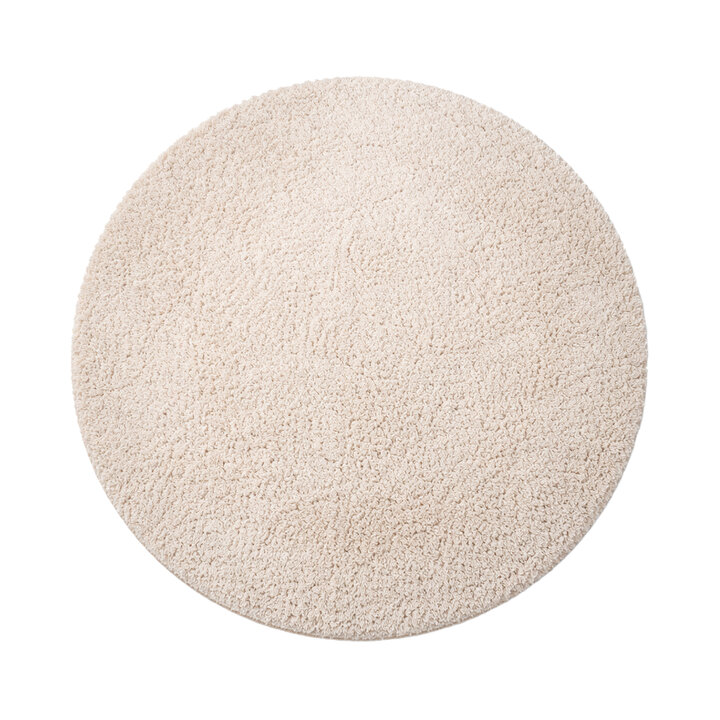 Tapis Rond Fluffy – Bobby Crème