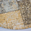 Tapis patchwork rond - Dreams Jaune Ocre - thumbnail 5