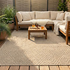 Tapis d'extérieur en jute - Fora Tile Naturel - thumbnail