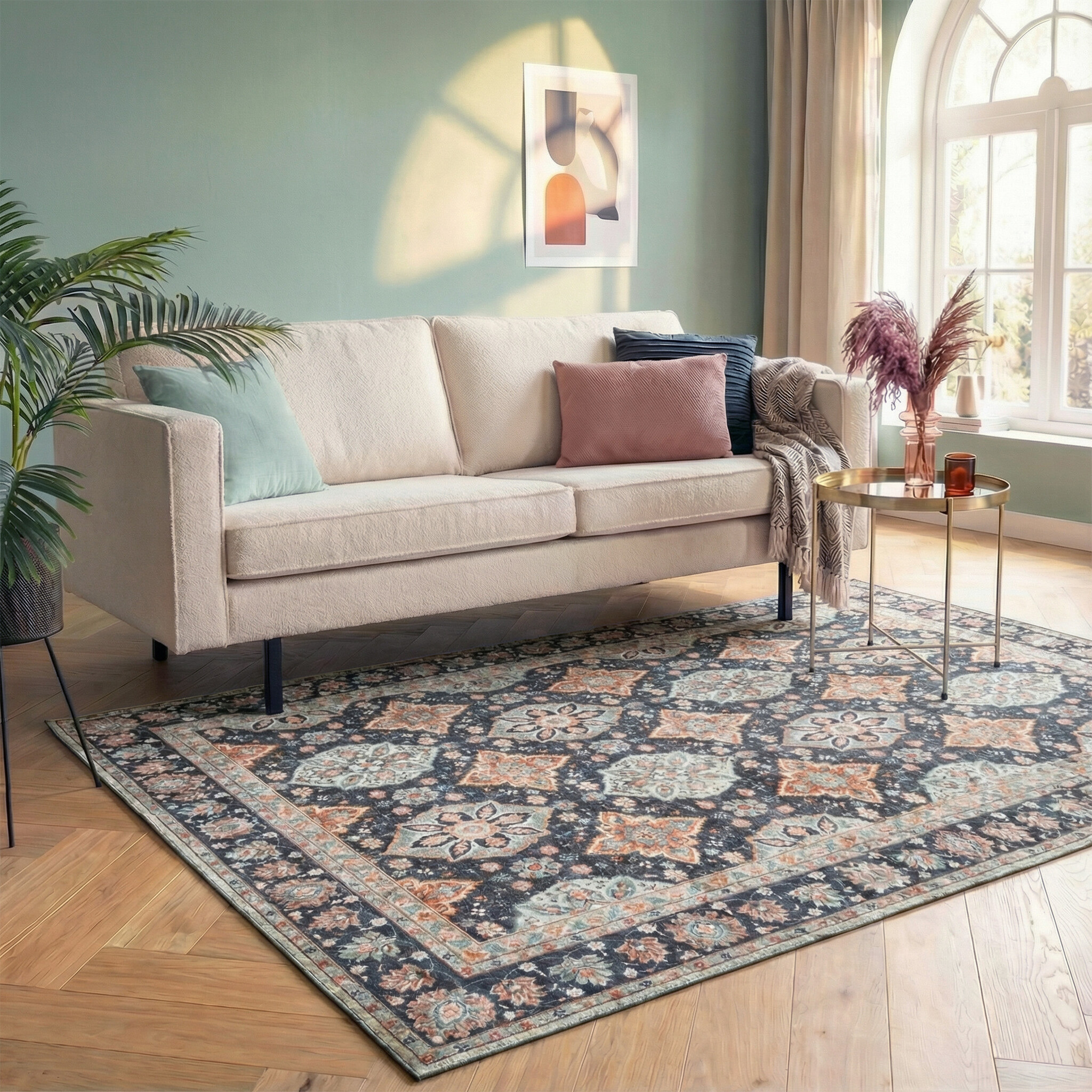 Tapis vintage - Imagine Oriental Bleu