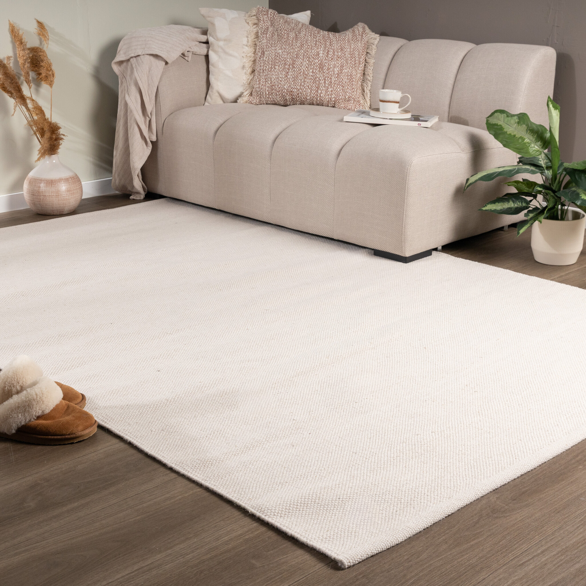 Tapis en laine – Reno Crème