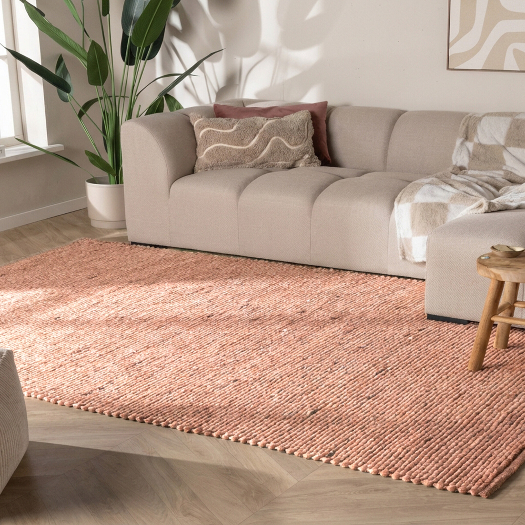 Tapis en laine - Feline Terracotta