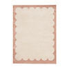 Tapis lavable – Myrre Rose/Blanc - thumbnail 1
