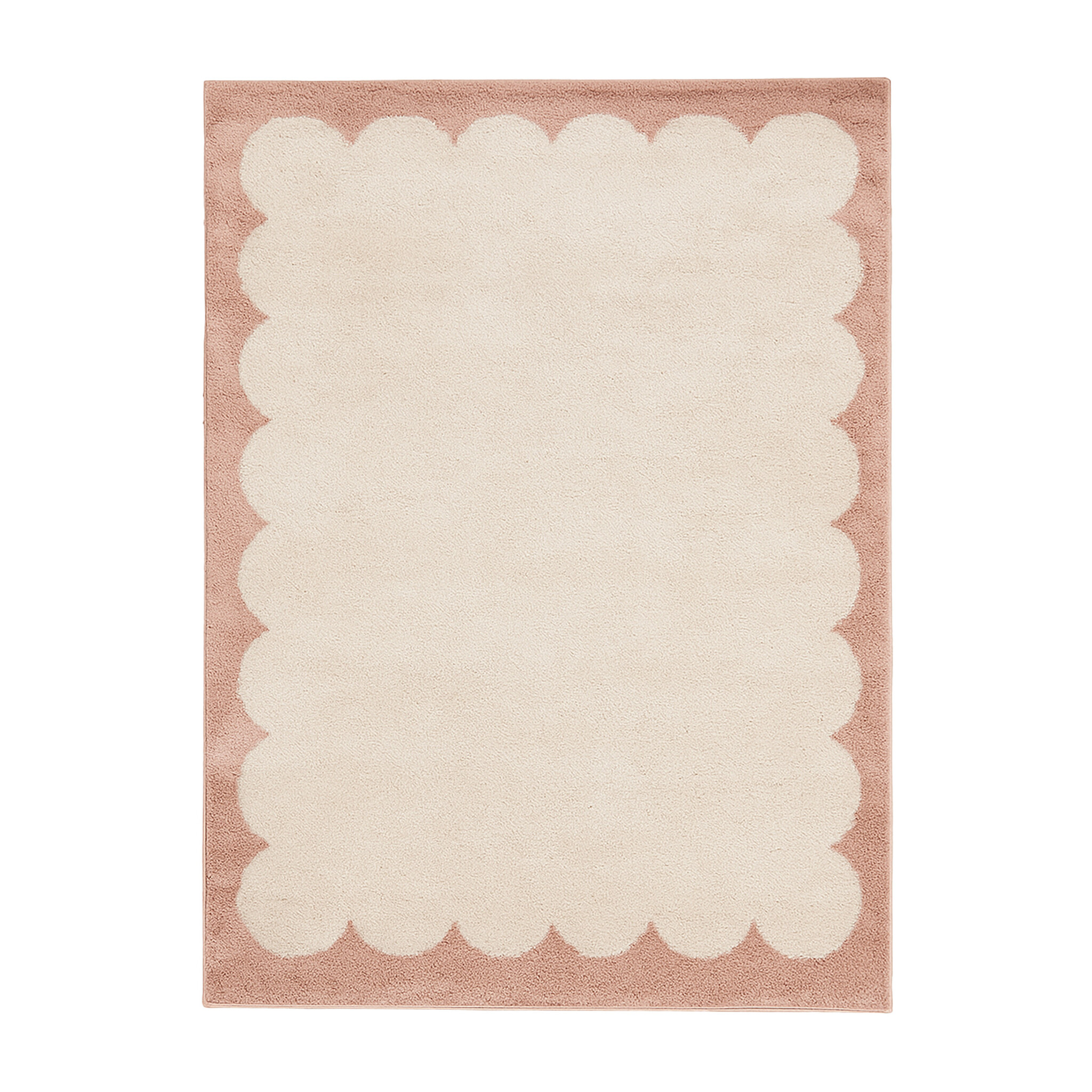 Tapis lavable – Myrre Rose/Blanc - sfeer