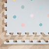 Tapis Puzzle en Mousse – Alfie Dots Gris Clair - thumbnail 6