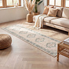 Tapis de couloir vintage- Spring Medallion Crème/Vert - thumbnail