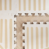 Tapis Puzzle en Mousse – Alfie Grid Beige - thumbnail 4