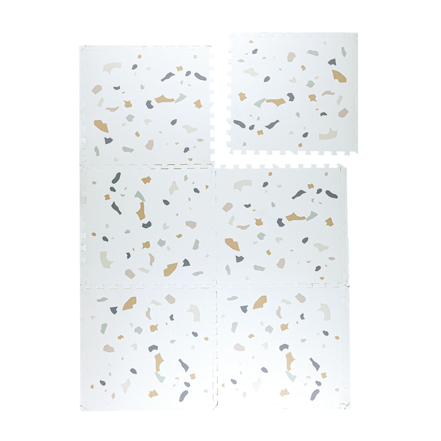 Tapis Puzzle en Mousse – Alfie Confetti Multicolore - sfeer