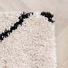 Tapis à poils longs - Sensa Double Crème/Noir - thumbnail 5