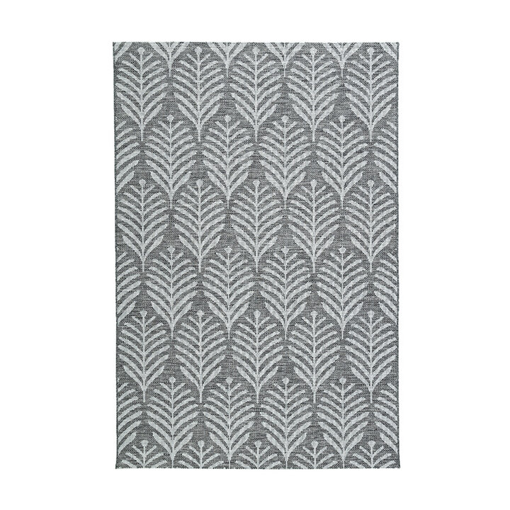 Tapis d'extérieur - Summer Leaves Gris