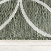 Tapis d’extérieur géométrique – Faro Ripple Vert/Blanc - thumbnail 5