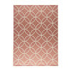 Tapis d’extérieur géométrique – Faro Ripple Rose - thumbnail 1