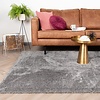 Tapis à poils longs - Glazy Gris Clair - thumbnail