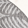 Tapis d'extérieur rond - Summer Leaves Gris - thumbnail 5